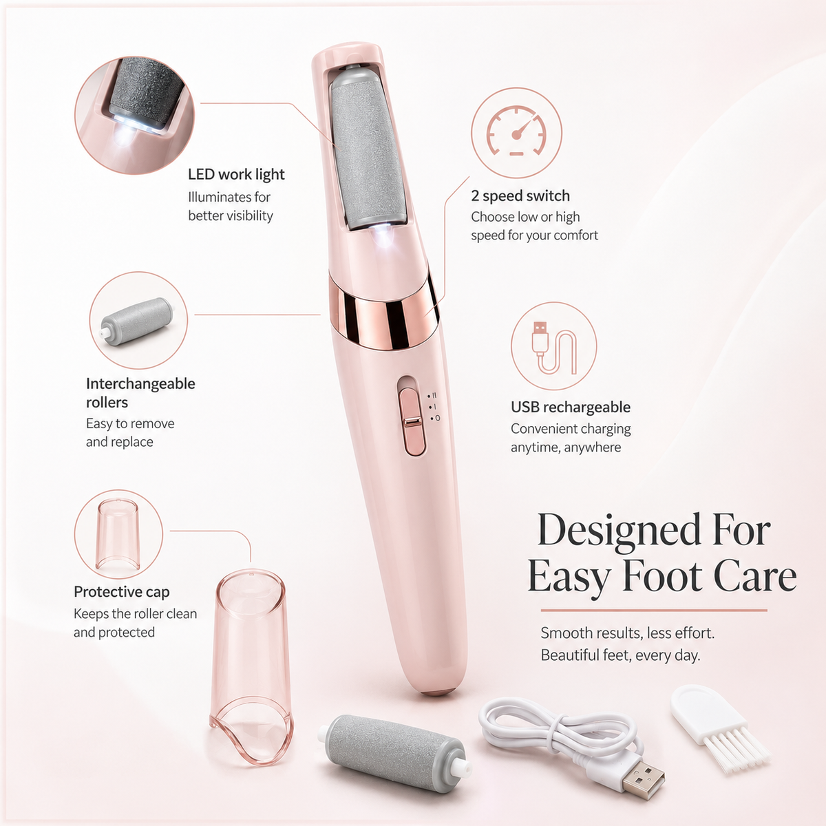 SilkStep™ Electric Foot File